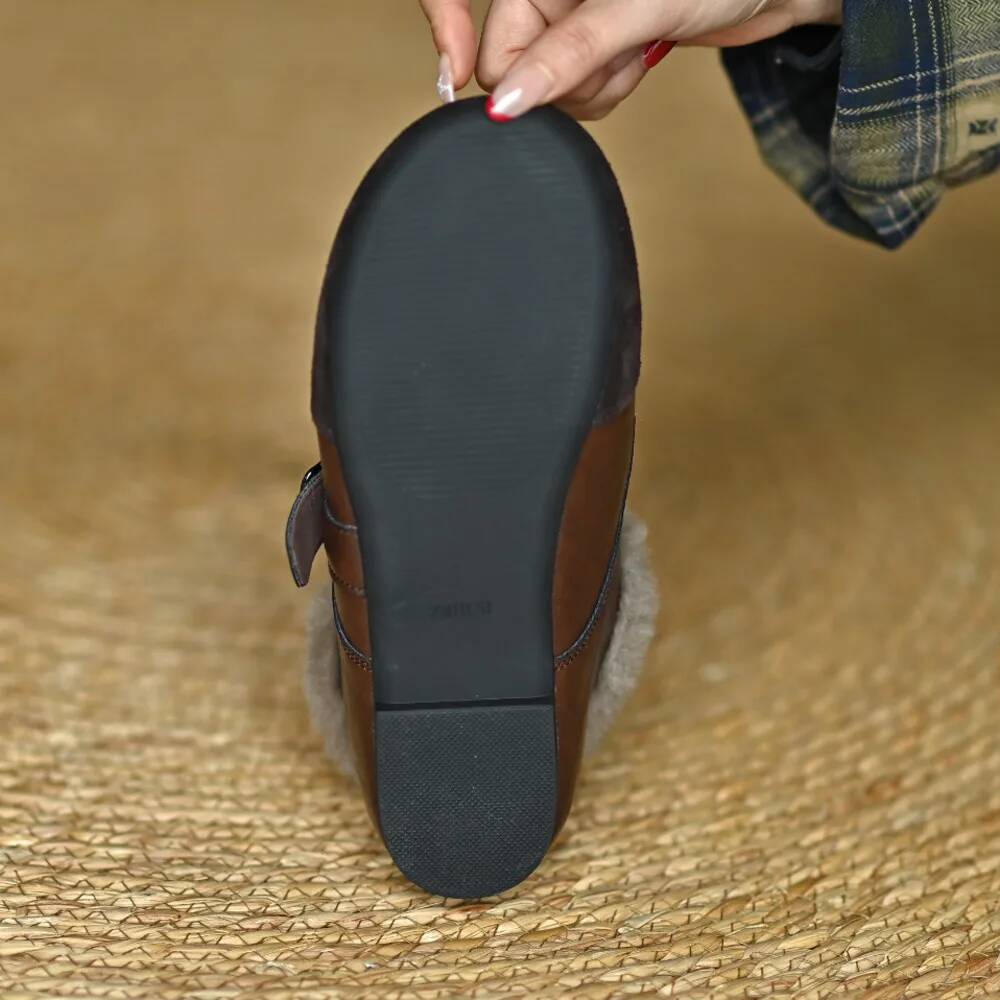 Fur Women's Loafers Leather Su - Crossfit Belt review and price